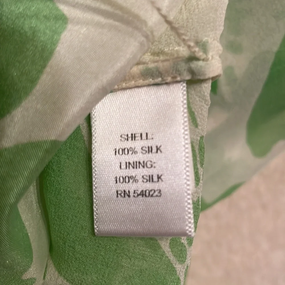 🏝️Banana Republic Tropical Print 💯% Silk Dress - Picture 8 of 8